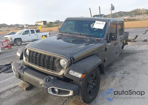 2025 Jeep Gladiator Sport z USA, uszkodzony, nr VIN 1C6RJTAG2SL510022